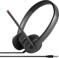 Lenovo Essential Stereo Analog On Ear Căști Multimedia cu microfon și conexiune Jack de 3,5 mm