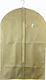 Sidirela Fabric Hanging Storage Case for Suit / Coat in Beige Color 60x95cm 1pcs