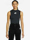 Nike Air Femeie Sport Bluză Fără mâneci Neagră