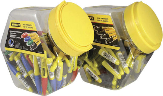 Stanley Permanent Markers Black 72pcs