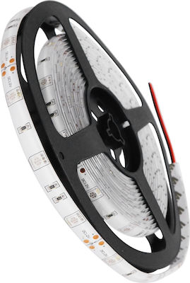 GloboStar Waterproof LED Strip Power Supply 12V with Red Light Length 5m and 30 LEDs per Meter SMD5050