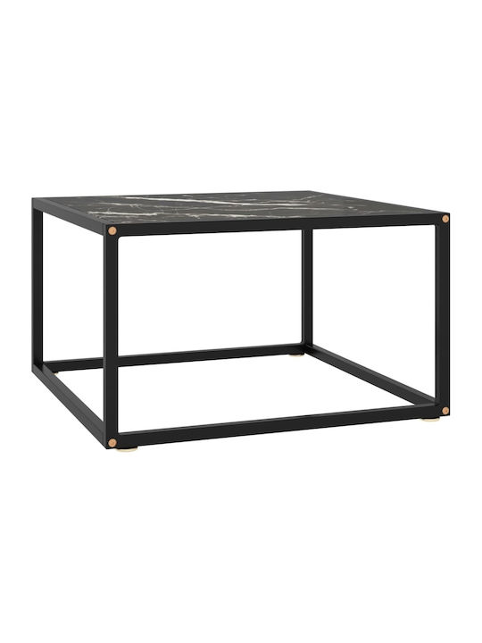 Quadratischer Zentraler Glastisch Schwarz M60xB...