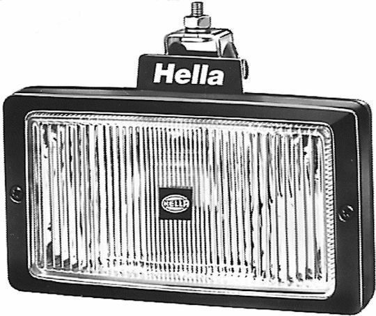 Hella Squareς Foglights Car Universal with White Lighting 1pcs