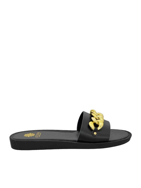 Utopia Sandals Кожени Дамски Сандали Черни