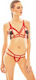 Anais Apparel Nyx Set Sexy Σετ Εσωρούχων Κόκκινο 2τμχ