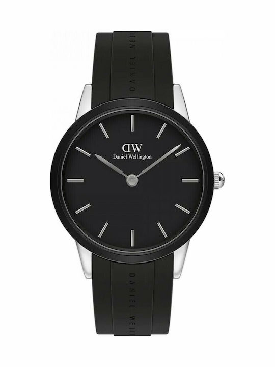 Daniel Wellington Iconic Motion Women's Watch with Black Rubber Strap