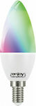 Elvhx Smart LED-Lampe 5.2W für Fassung E14 und Form B35 RGBW 470lm Dimmbar