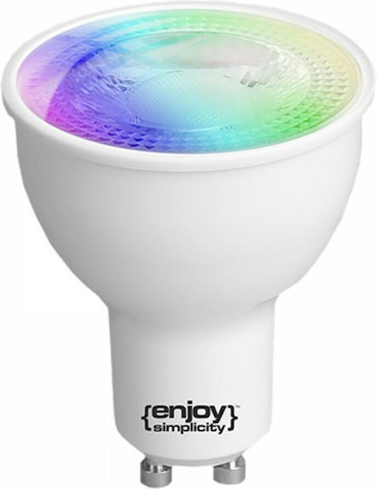 Elvhx Smart Λάμπα LED 5.2W για Ντουί GU10 RGBW 350lm Dimmable
