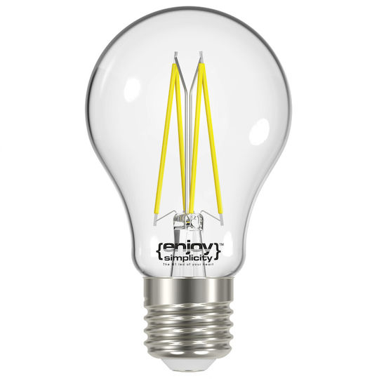 Elvhx Smart LED Bulb 6.3W for Socket E27 and Shape A60 Warm White 806lm Dimmable