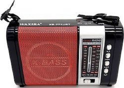 Waxiba XB-771 Handheld Wiederaufladbar Rotes Radio Waxiba XB-771 Handheld Wiederaufladbar Rotes Radio