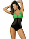 Marko Priscilla M-428 One-Piece Swimsuit with Padding Green 79994