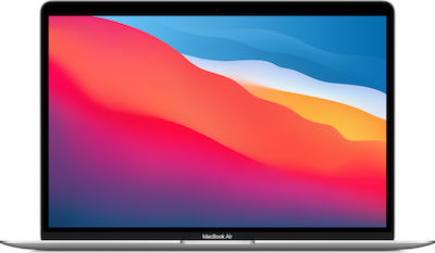Apple MacBook Air 13.3" (2020) IPS Retina Display (M1/8GB/256GB SSD) Silver (Internationale Englische Tastatur)