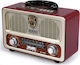 M111BT Retro Tabletop Radio Rechargeable with B...