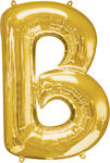 Χρυσό μπαλόνι Foil Γράμμα B Anagram (58 X 86)cm