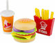 New Classic Toys Fast Food από Ξύλο για 3+ Ετών 3τμχ