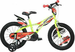 Dino Bikes Raptor 14" Детски Велосипед BMX Жълт