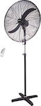 Primo PRSF-80523 Commercial Stand Fan with Remote Control 240W 75cm with Remote Control 800523