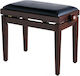 Soundsation Stool Piano Adjustable Satin Rosewood L54xW23xH44.5-53.5cm