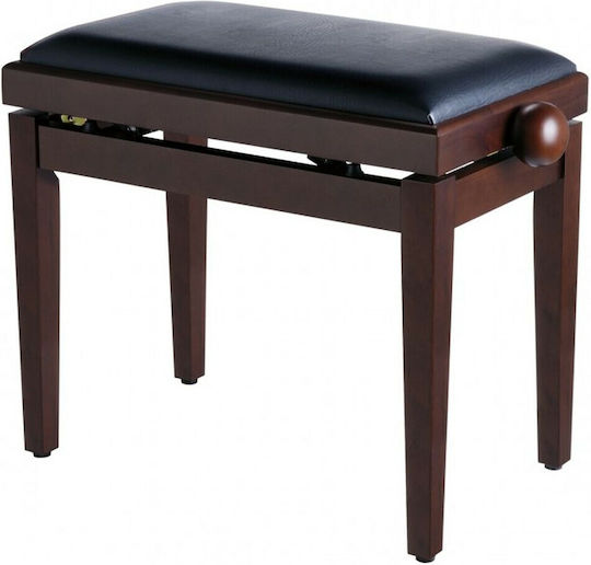 Soundsation Stool Piano Adjustable Satin Rosewood L54xW23xH44.5-53.5cm