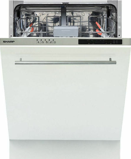 Sharp Vollintegrierter Geschirrspüler für 13 Gedecke B59.8xH82cm