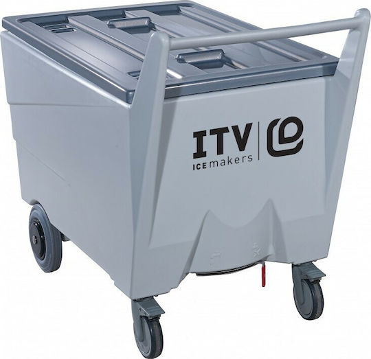 ITV Ice Makers Αποθήκη Πάγου Easy Cart C110 Χωρητικότητας 500kg 62.2x105.4x72.2cm