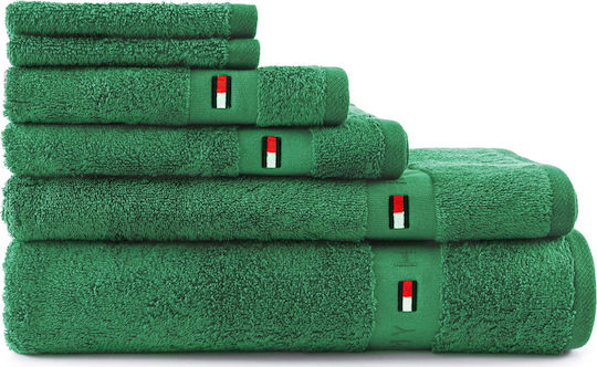 Tommy Hilfiger Facecloth Legend 303623 50x100cm Verde Weight 540gr/m²