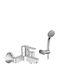 Ideal Standard Idealstream Αναμεικτική Μπαταρία Μπανιέρας Πλήρες Σετ Ασημί