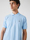 Lacoste Herren Kurzarmshirt Polo Hellblau