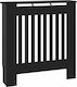 vidaXL Radiatorabdeckung Schwarz 78x19x81.5cm 3...