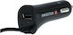 Swissten Auto-Ladegerät 12W 2.4A mit einem Anschluss: 1xUSB mit Kabel Mikro-USB Schwarz Farbe