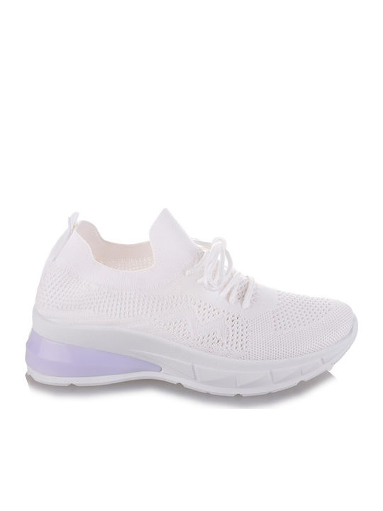 Famous Shoes LY332 Damen Sneakers Weiß LY332-WHITE