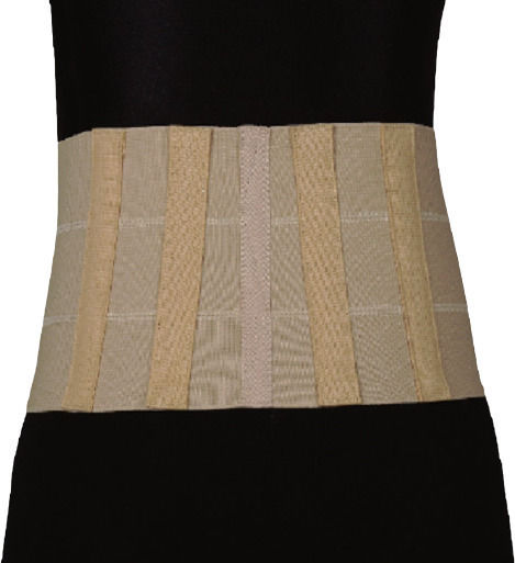 Kyritsis Orthopedika Relax Afrodite Elastic Back Brace For Pain Relief Height 18cm in Beige Color