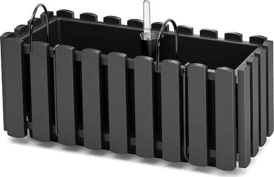 Prosperplast Boardee Fence W Ζαρντινιέρα Πλαστική Γκρι 38x18x16.2εκ.