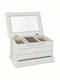 A-s Kristin Wooden Jewellery Box with Drawer White 25.1x14.8x17.1cm