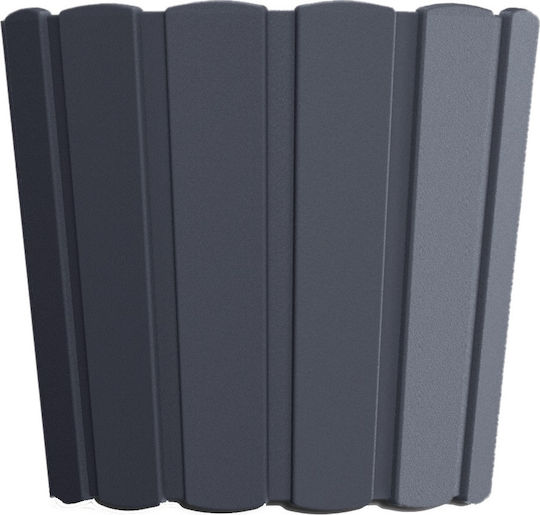 Prosperplast Boardee Basic Γλάστρα Πλαστική Γκρι 28.5x28.5x25.6εκ.