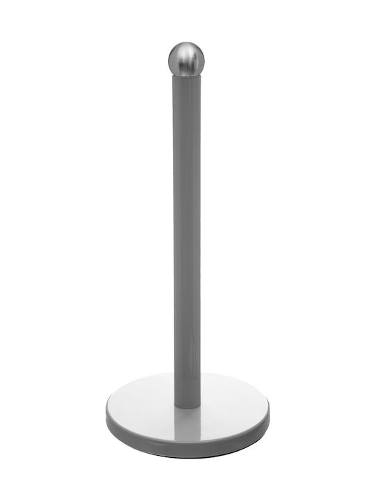5Five Suport pentru prosoape de hârtie Metalică Gri 15cm 111500B
