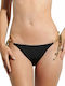 Blu4u Bikini Slip with Ties Black