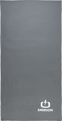 Emerson Beach Towel Cotton Gray 160x86cm.