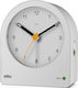 Braun Επιτραπέζιο Ρολόι με Ξυπνητήρι Λευκό BC22W