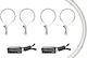 Carner Στεφάνι Angel Eye Φαναριού Αυτοκινήτου 12V 131mm BMW E46 / E36 / E39 Λευκό Χρώμα