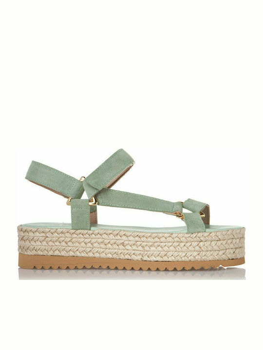 Sante Leder Flache Sandalen für Damen mit Rieme...