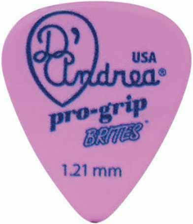 D'Andrea D'Andrea Guitar Picks Pro-Grip Brites 351 Thickness 1.21mm Packaging 1pc Extra Heavy Purple