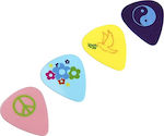 D'Andrea Guitar Pick Cool Plecs Peace & Love Medium Thickness 0.71mm 1pc