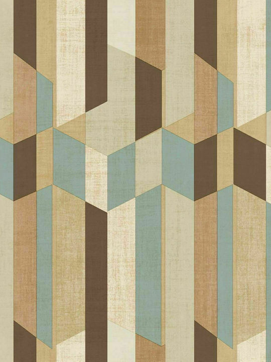 Wallpaper Vinyl Brown L1005xW53cm Washable