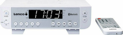 Lenco KCR-100 Tabletop Radio Electric with Bluetooth White