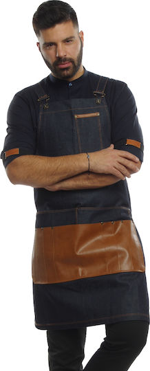 Ayo Ποδιά Barista / Bartender Ολόσωμη Μπλε