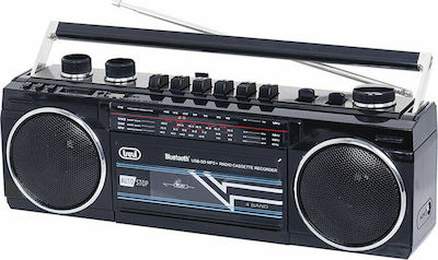 Trevi RR 501 BT Tragbares Radio mit Bluetooth und USB Schwarz