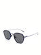 Brett Hilts Sunglasses with Blue Metal Frame and Black Lens