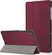 Tri-Fold Flip Cover Piele artificială Burgundy (Lenovo Tab M10 Plus 10.3" - Lenovo Tab M10 Plus 10.3") 101803373F