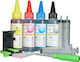 Komplettes Nachfülltinten-Set für Tintenstrahldrucker HP EuroJet Nachfüllset 20ml Multi (Farbe) / Schwarz 4Stück